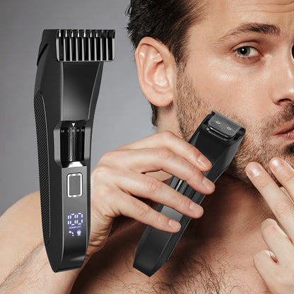 Adjustable Cordless Clipper for Facial & Body Manscaping