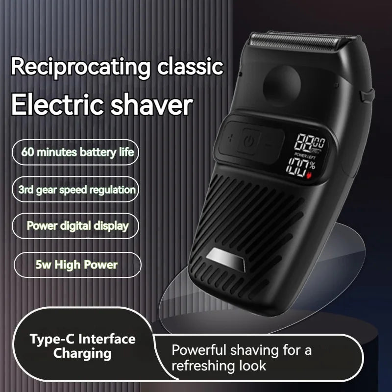 Reciprocating Three Speed Electric Shaver