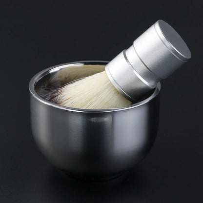 Sleek Shaving Brush & Bowl Set