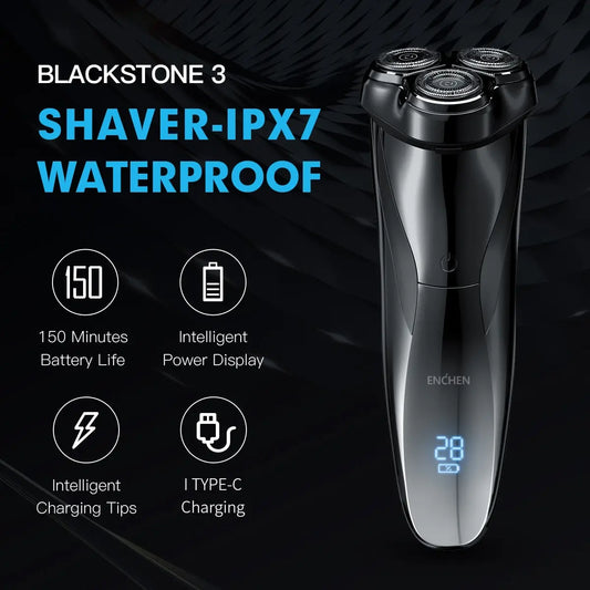 3D Blackstone 3 IPX7 Waterproof Electric Shaver
