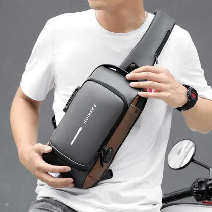 Anti Theft USB Chest & Back Bag