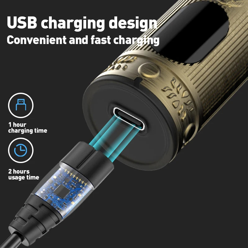 RESUXI LM-502 Metal Body Nose Trimmer
