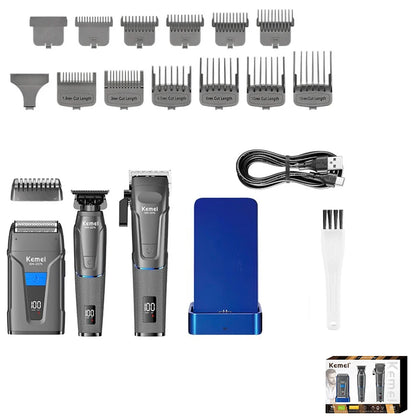 Kemei Pro 3 Piece Grooming Kit