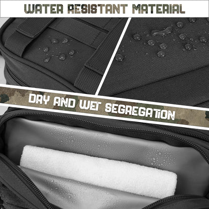 Splash-Proof Multi Compartment Toiletry Wash Bag