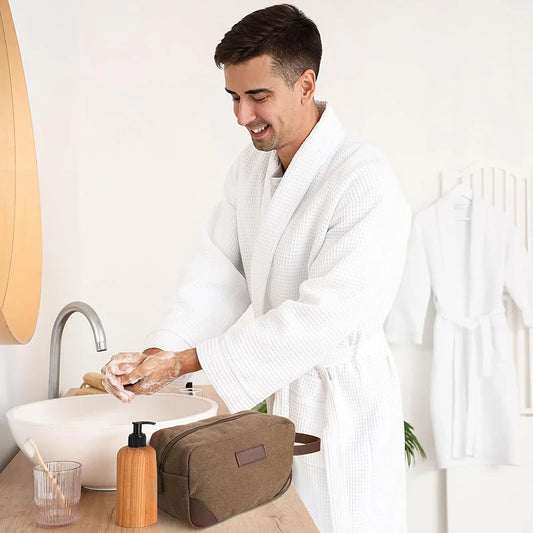 Trousse de toilette de voyage durable