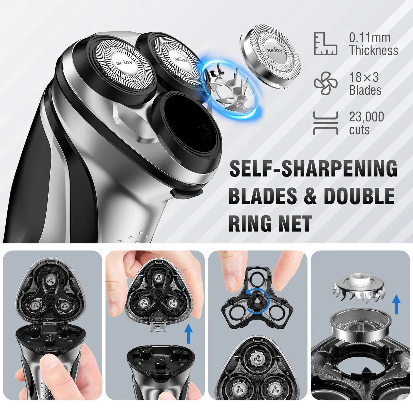 Fast Charging Electric Shaver