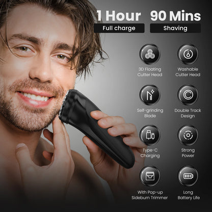 SEJOY Powerful USB Electric Shaver