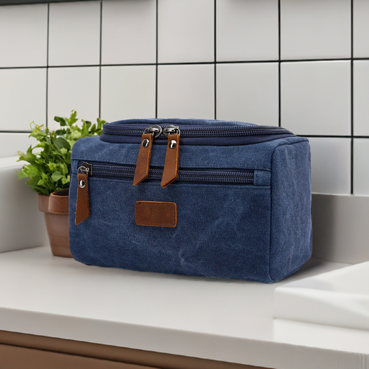Trousse de toilette en toile durable